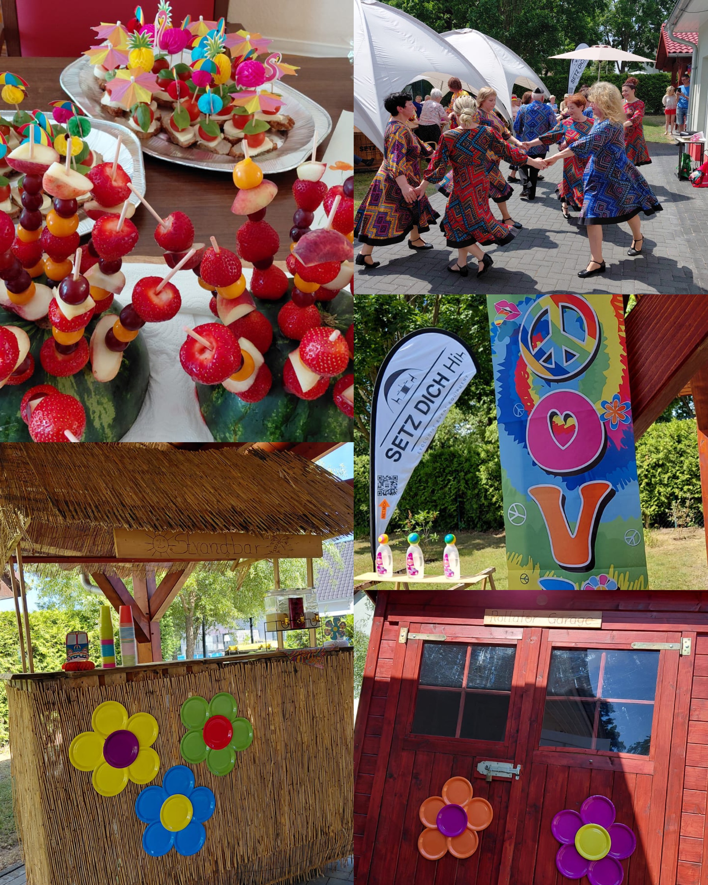 Sommerfest in unserer Tagespflege &ndash; Flower Power im Juli